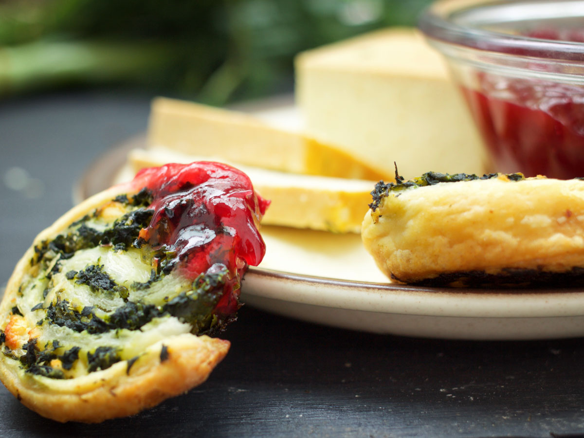 Vegan Spinach Pinwheels recipe