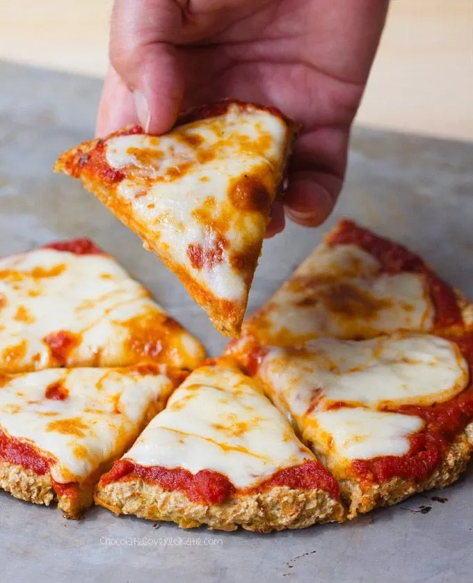 Cauliflower Pizza Crust – Just 5 Ingredients!
