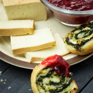 greek Vegan Spinach Pinwheels recipe rulouri cu spanac