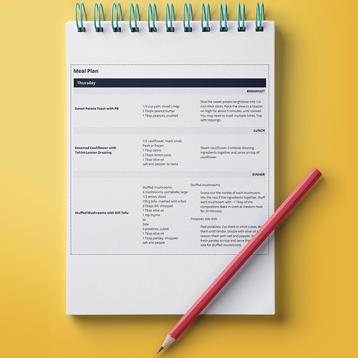 print meal plan