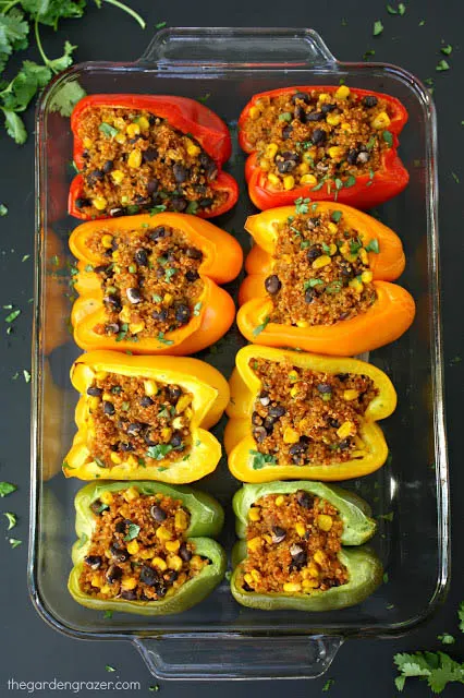 Mexican Quinoa Stuffed Peppers