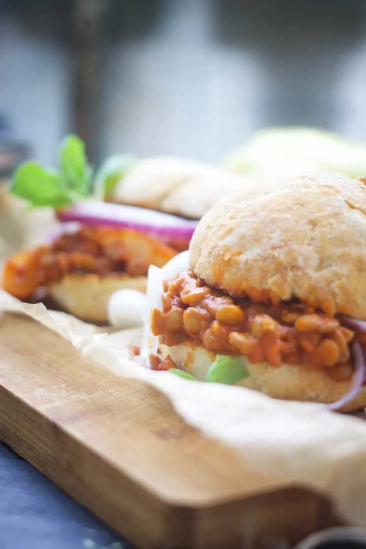 vegan sloppy joe burgers recipe