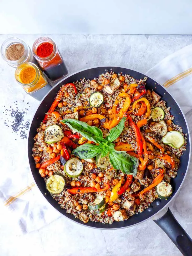 Ratatouille Quinoa Casserole  for Dinner Meal Prep