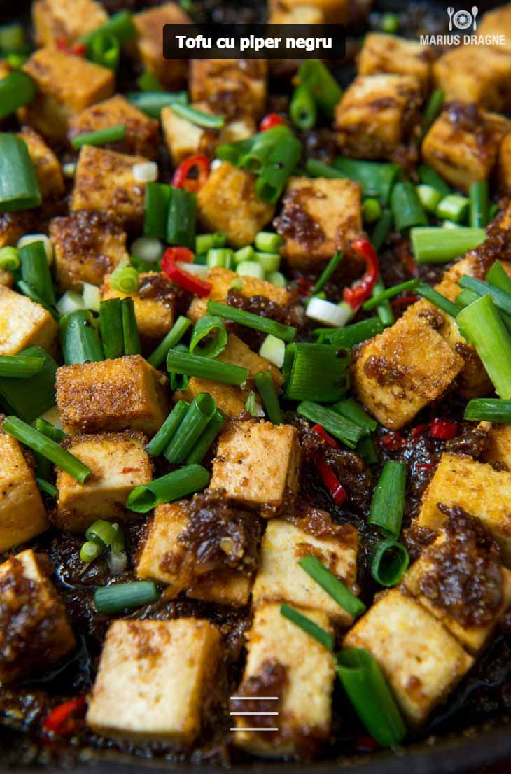 Tofu cu piper negru