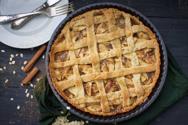 Vegan Apple Pie - American Pie - Gourmandelle