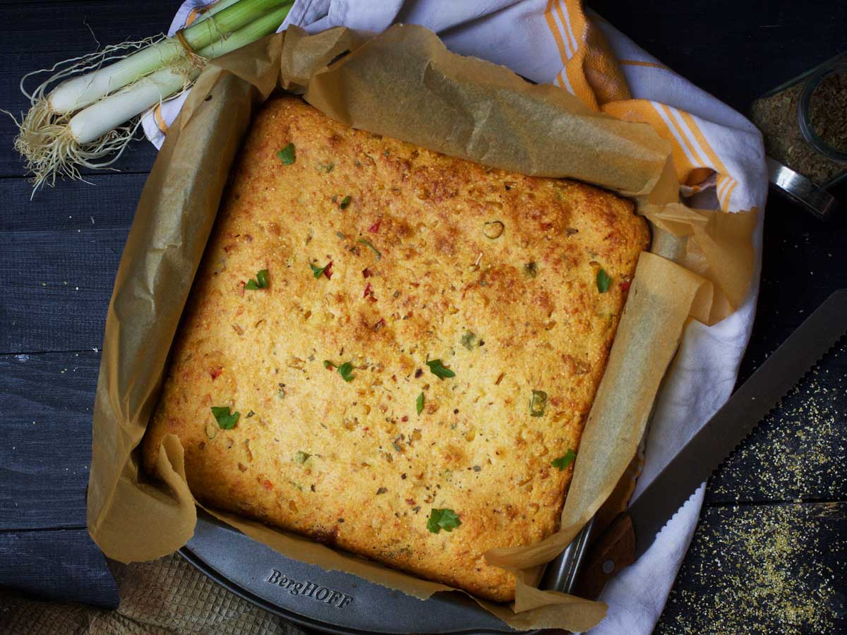 vegan cornbread easy recipe