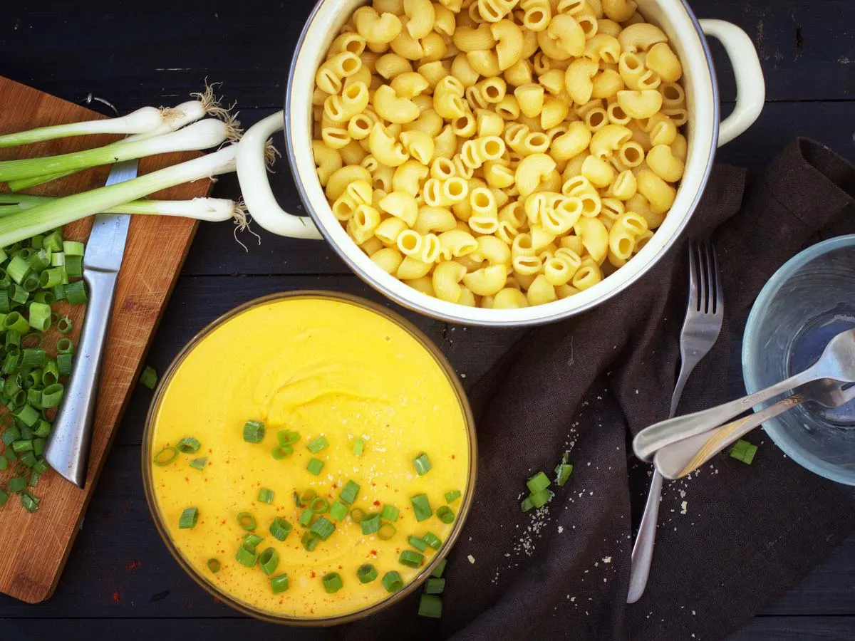 healthy Vegan Mac and Cheese