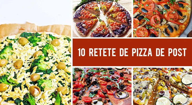 10 Retete de pizza de post (vegane)