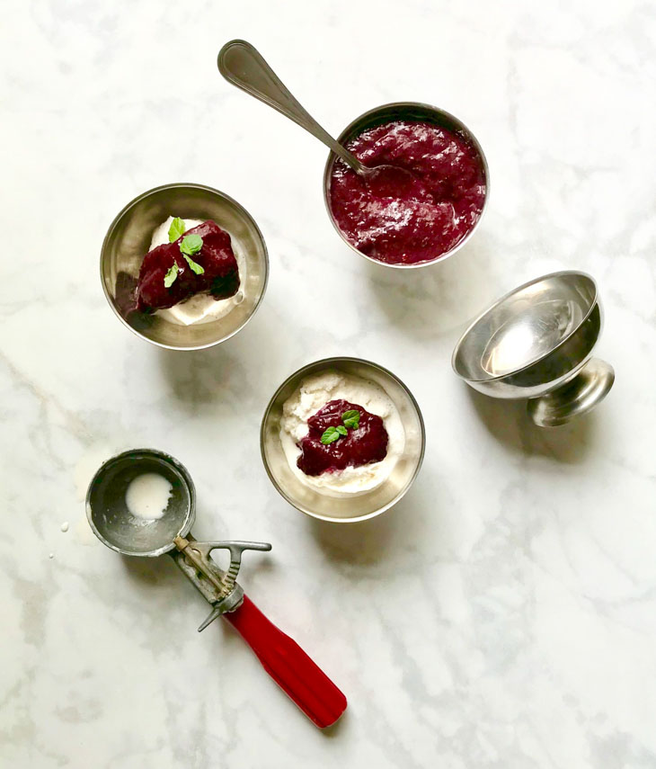 Berry Rhubarb Compote