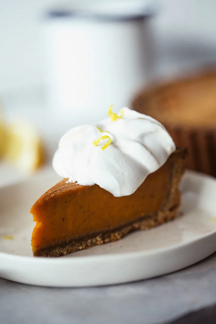 Citrusy Sweet Potato Pie