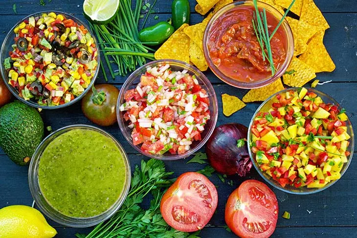 5 Retete de sos salsa | Salsa Roja, Salsa Verde, Pico De Gallo, Salsa cu mango, Salsa cu avocado