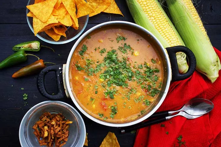 Mexican Sweet Corn Soup supa cu porumb dulce
