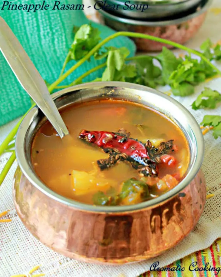 Pineapple Rasam / Clear Soup