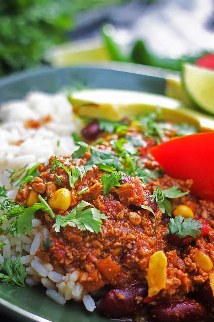  chili sin carne healthy recipe