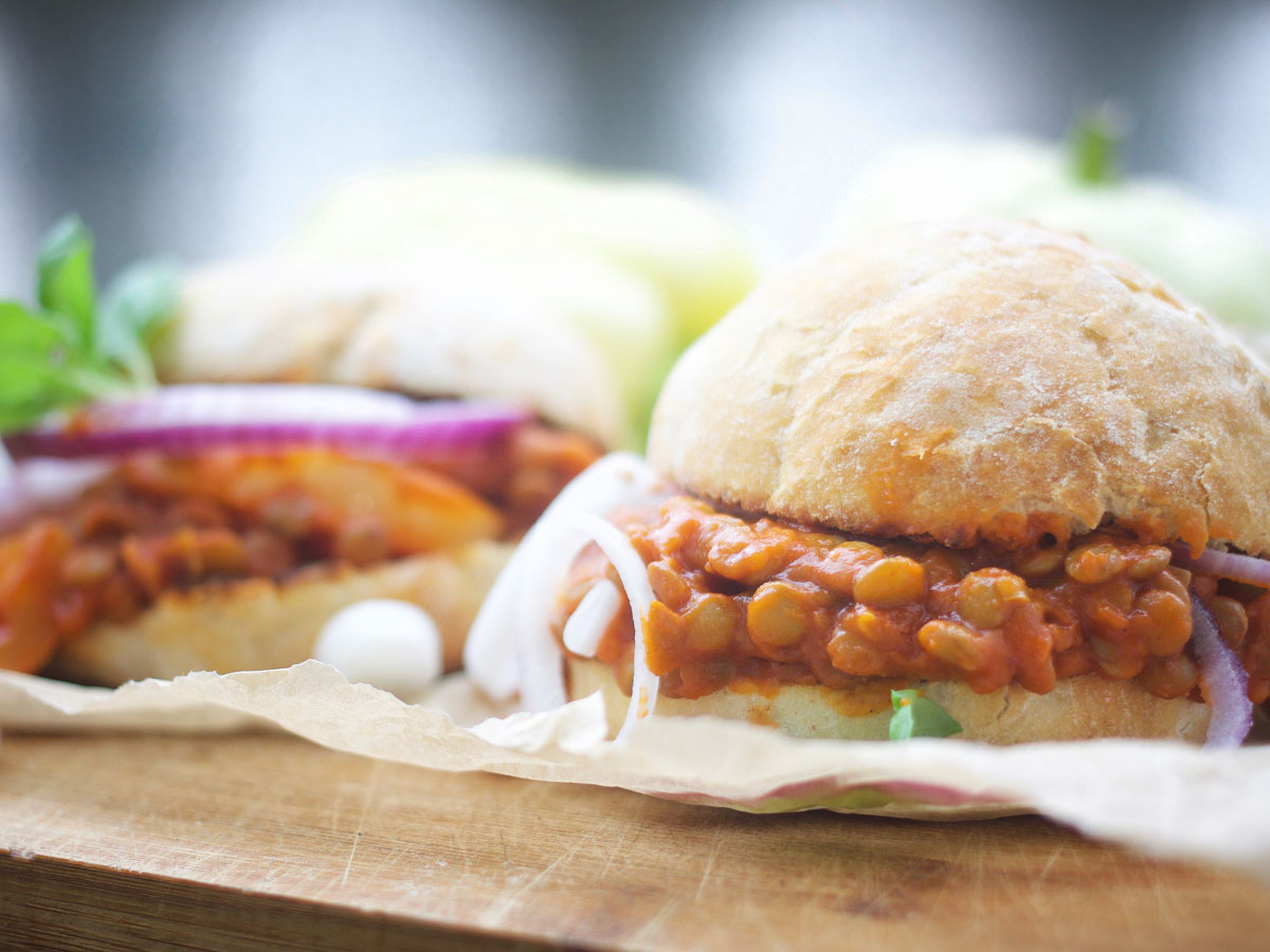 vegan sloppy joe burgers