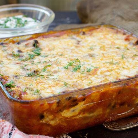 Vegan Taco Casserole (Mexican Tofu Casserole)