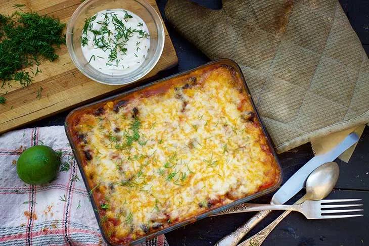 vegan taco casserole 