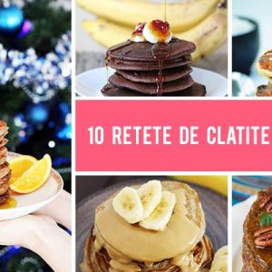 10 Retete de clatite cu banane pentru un mic dejun spectaculos