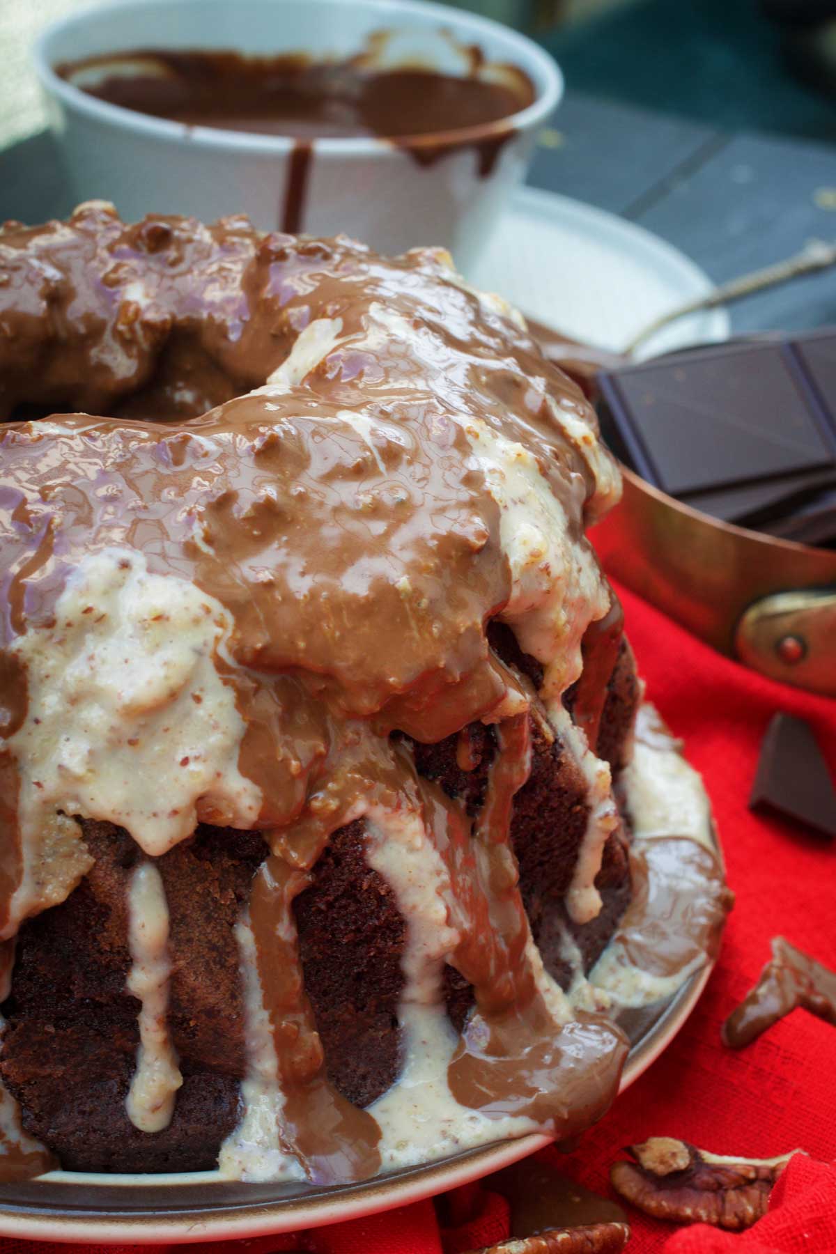 Tort Bundt reteta cu ciocolata