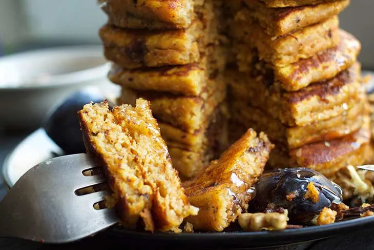Fluffy Vegan Sweet Potato Pancakes