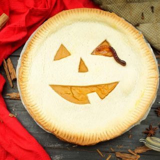 Haloween Pumpkin Pie placinta cu dovleac