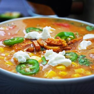 how to make a Mexican corn soup recipe