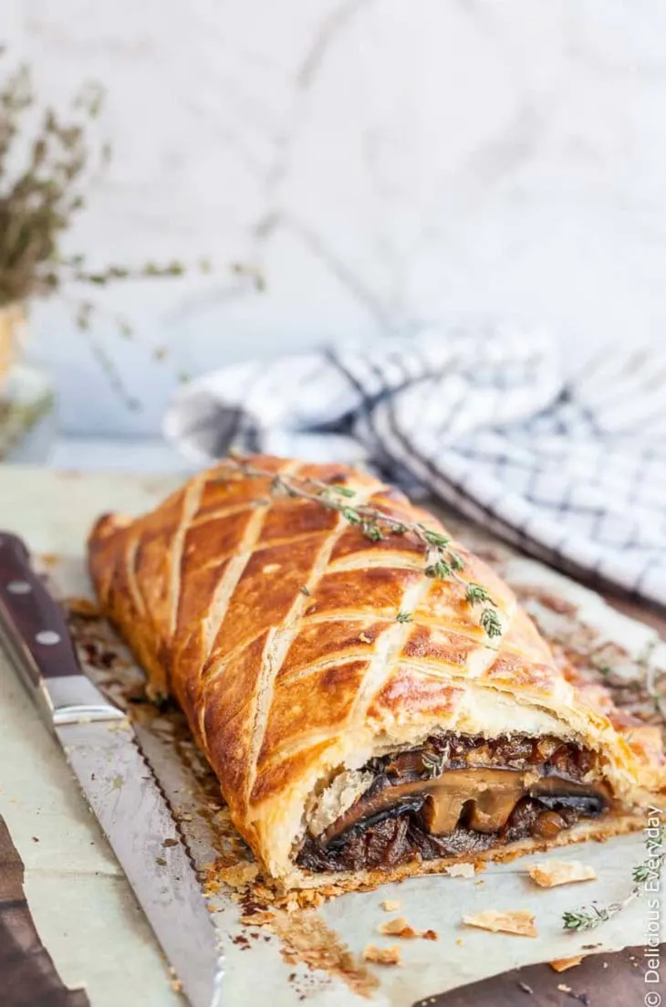 Vegan mushroom wellington recipe