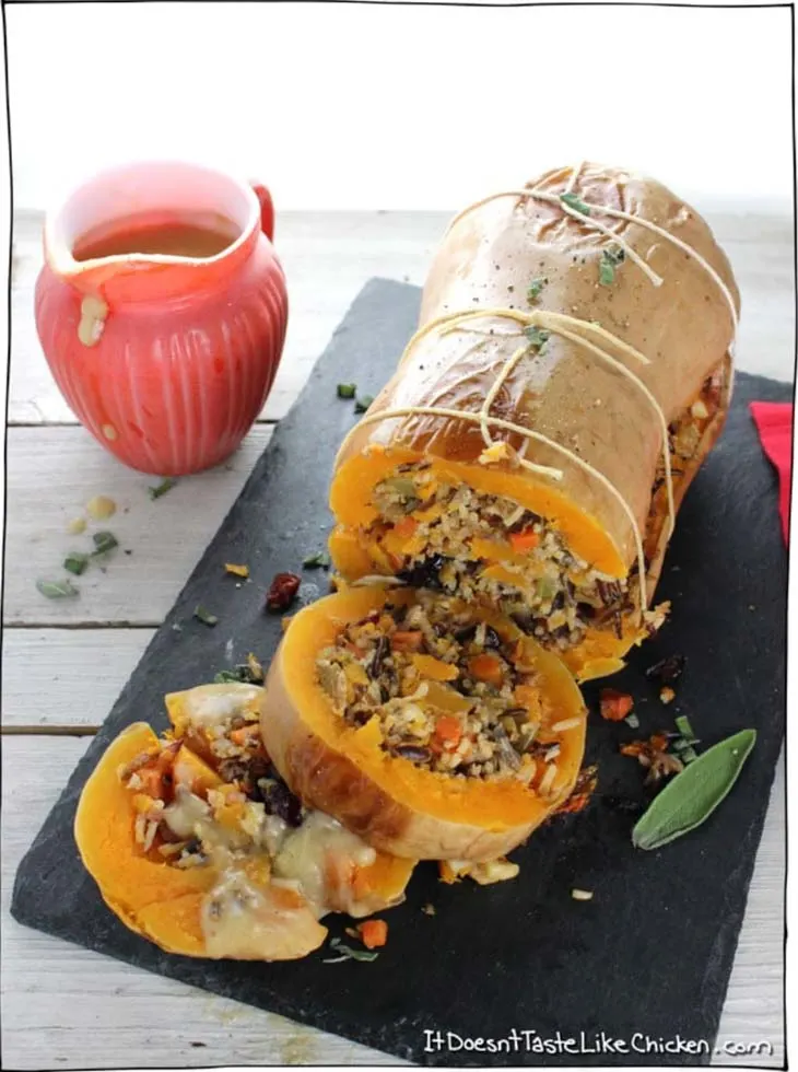 Stuffed Roasted Butternut Squash