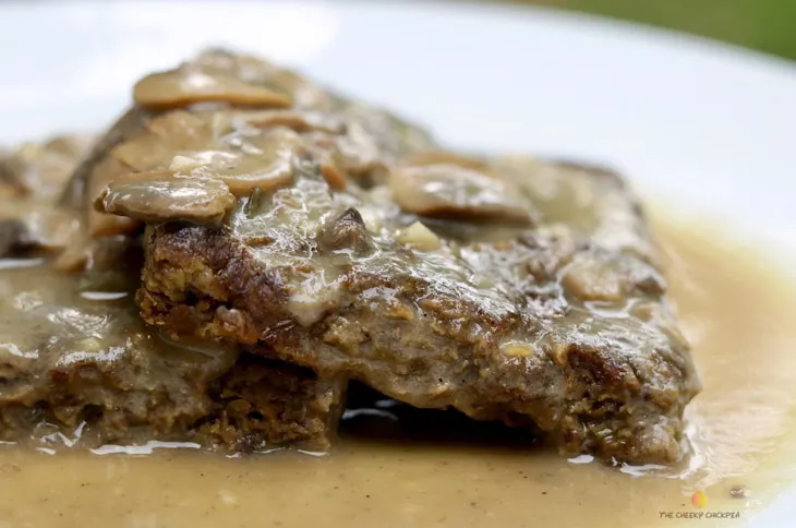 Vegetarian Salsbury Steak With Mushroom Gravy