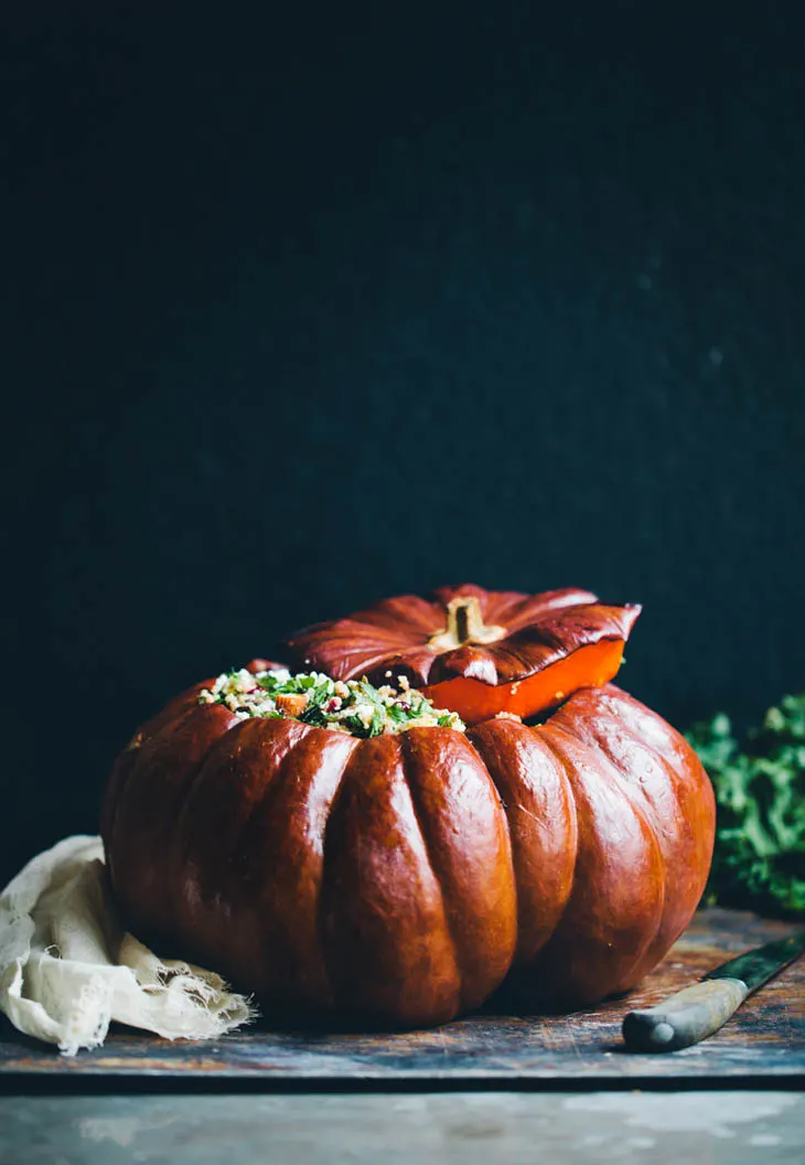 Holiday Stuffed Pumpkin