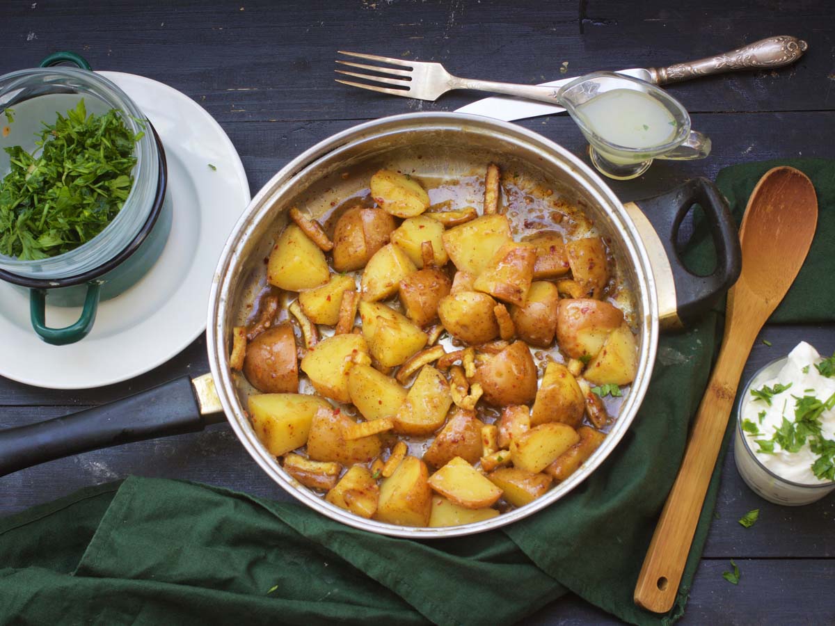 salata de cartofi cu tofu