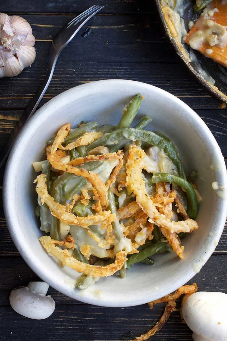 Vegan Green Bean Casserole recipe 