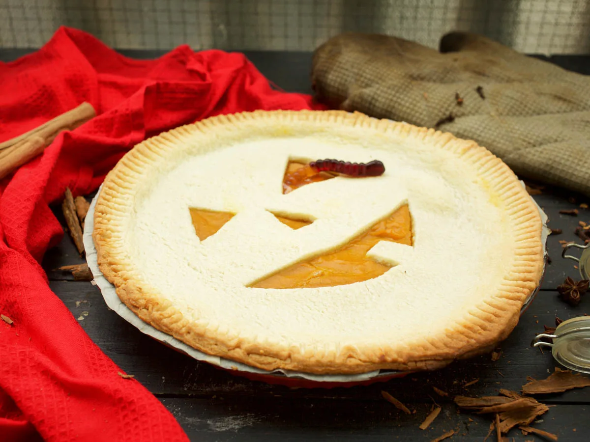 Vegan Haloween Pumpkin Pie 