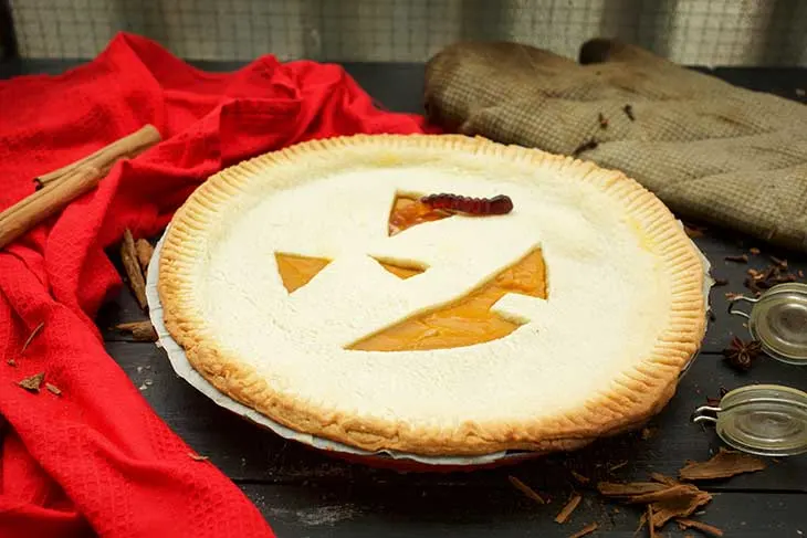 Vegan Haloween Pumpkin Pie  