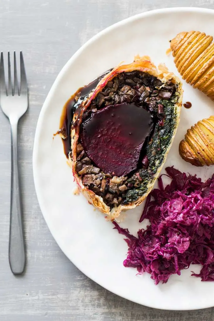 Beet Wellington With Balsamic Reduction