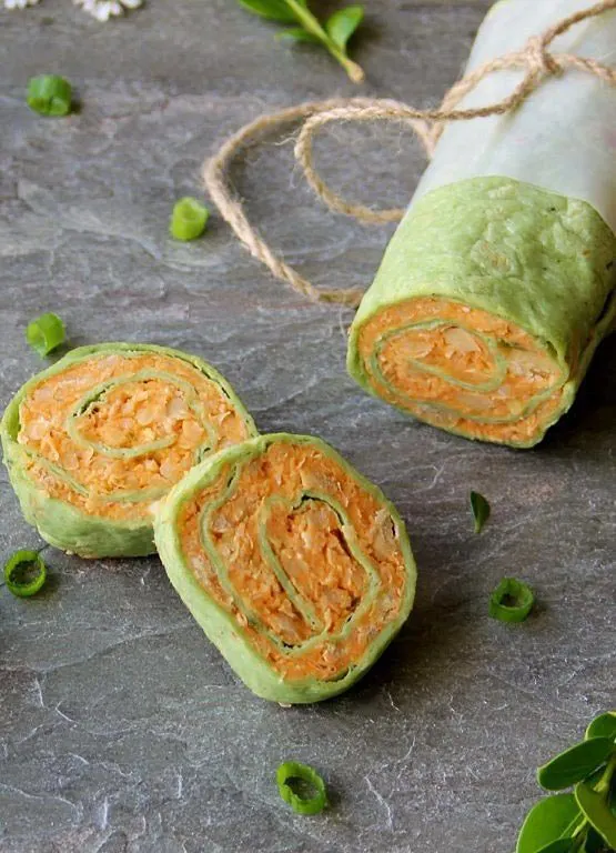 Buffalo Chickpea Tortilla Bites