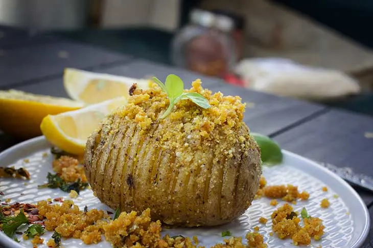 quick Hasselback Potatoes 