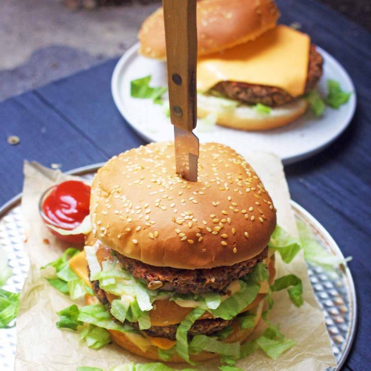 vegan big mac burger copycat