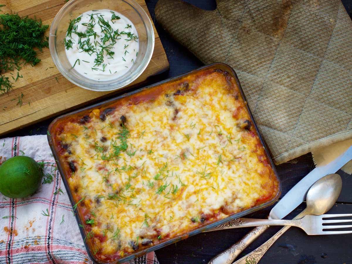 vegan taco casserole 