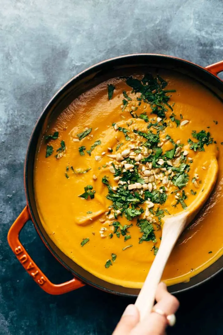 Spicy Instant Pot Carrot Soup