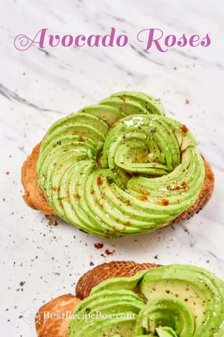 Avocado Roses Best Avocado Toast Recipes