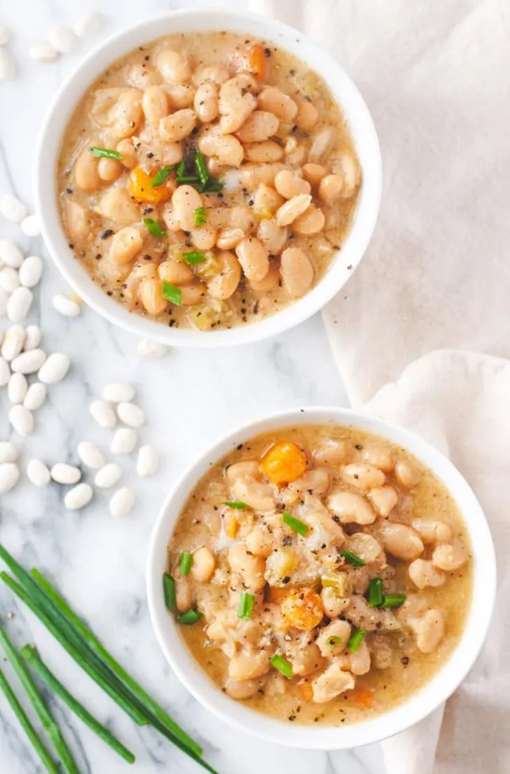 Creamy Vegan White Bean Soup