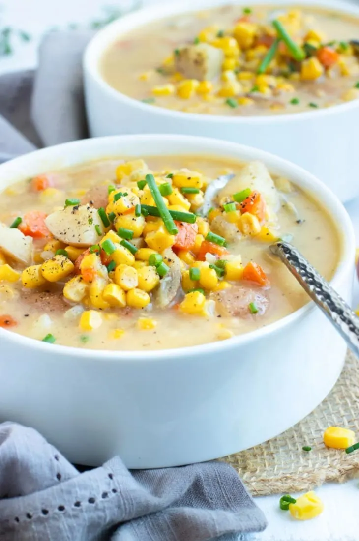 Instant Pot Potato Corn Chowder