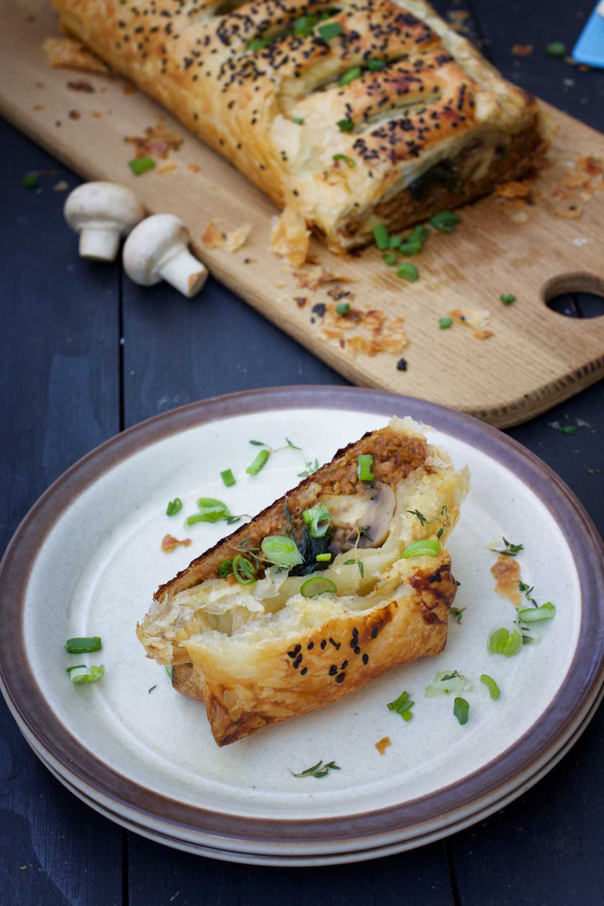 Vegan Wellington recipe pastry