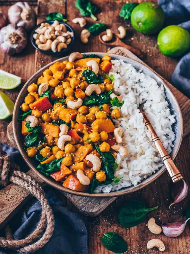 Pumpkin Chickpea Curry