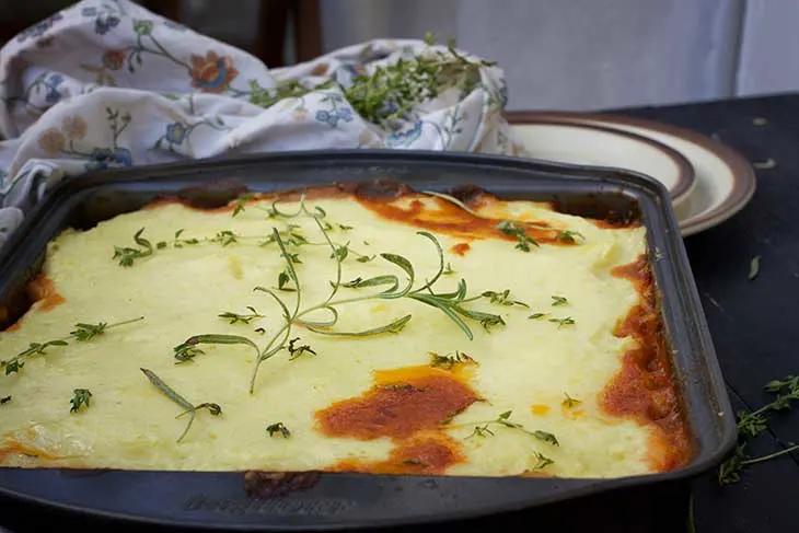 vegetarian cottage pie lentil pie 