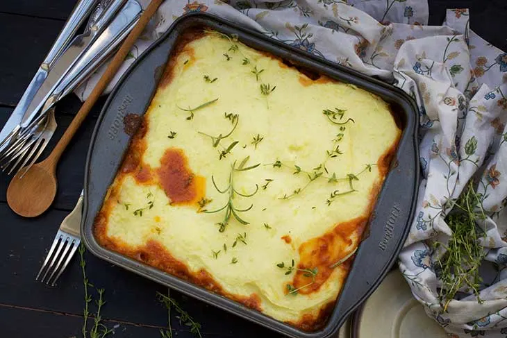 vegetarian cottage pie lentil pie musaca de cartofi cu linte