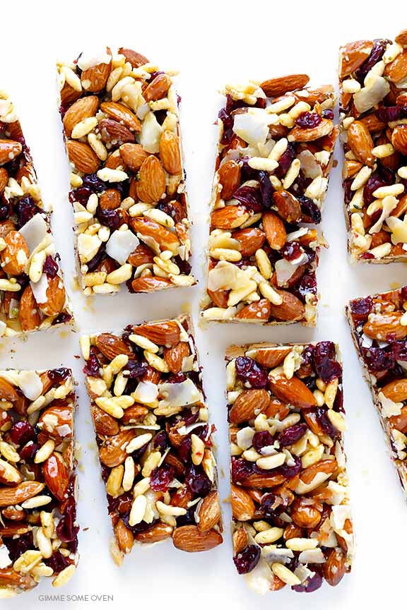 Cranberry Almond Protein Bars