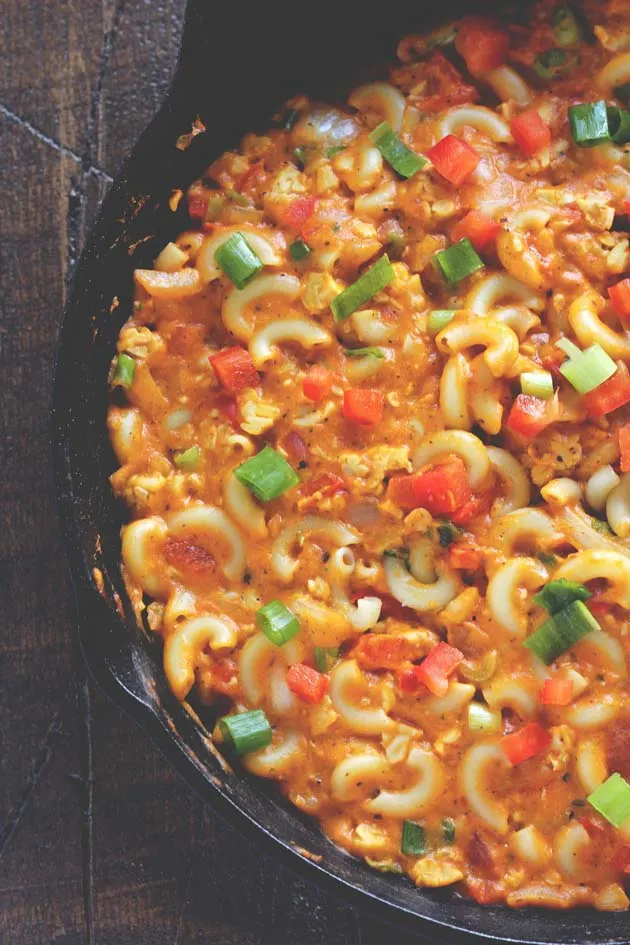 One Skillet Vegan Hamburger Helper