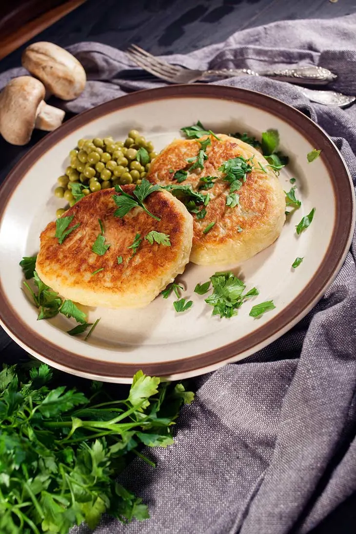 Potato cutlets Draniki vegan recipe